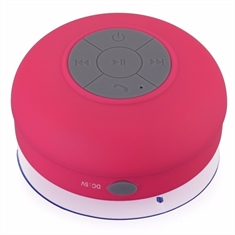 Caixa de Som Waterproof Bluetooth Rosa - BTS06